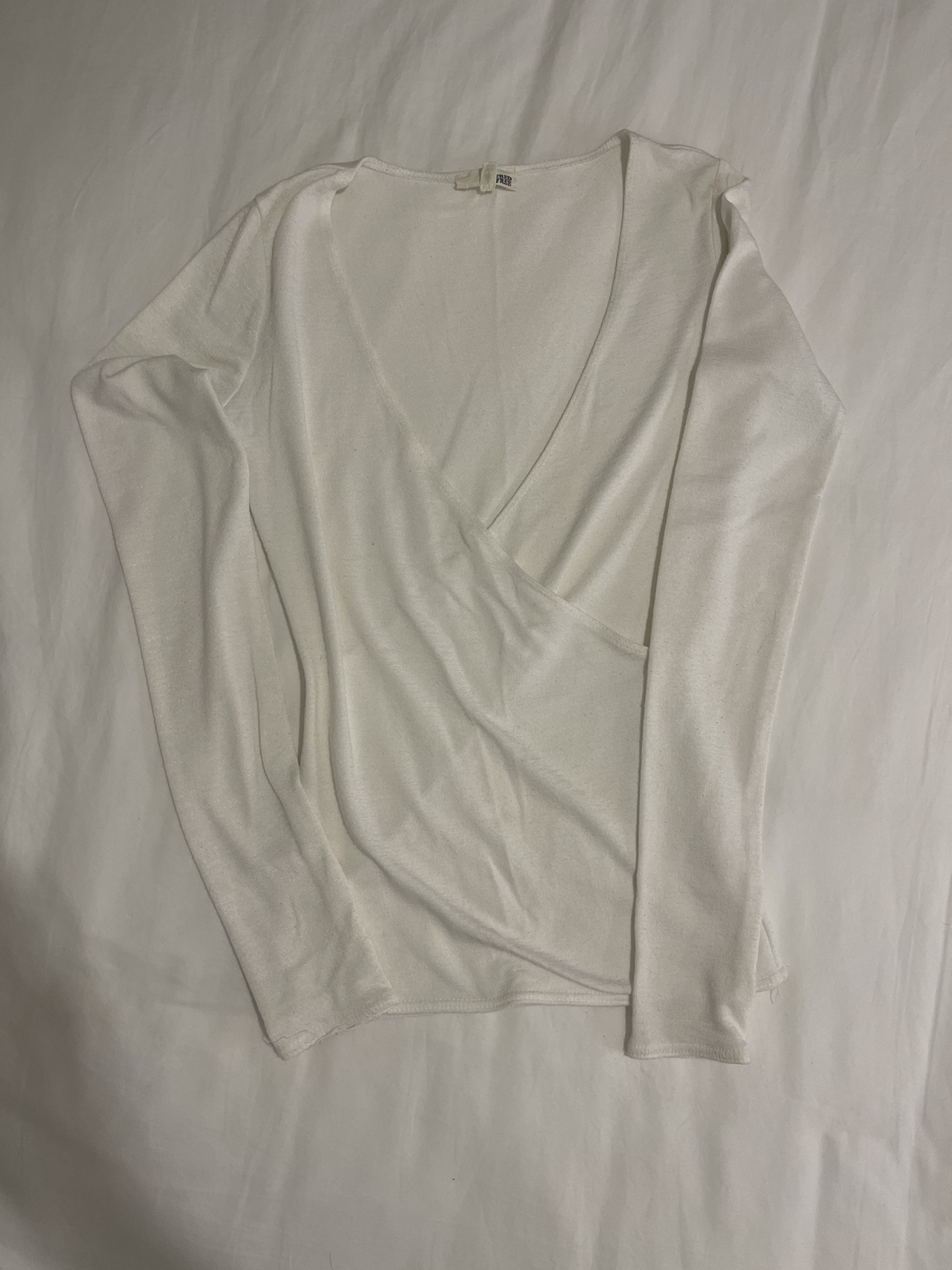 Wilfred Free White Long Sleeve Top