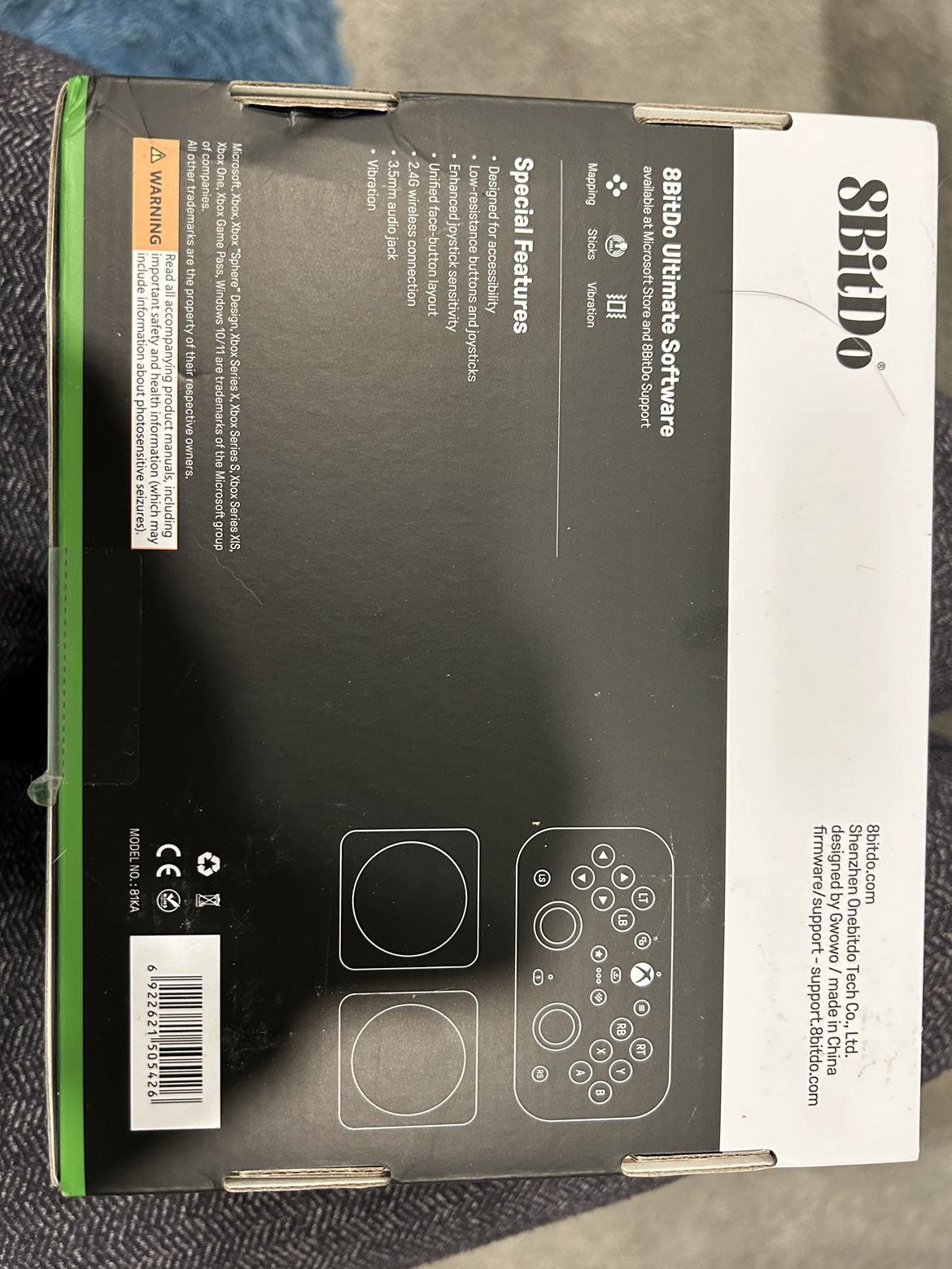 Xbox Bluetooth controller with game pads, super pads, cable - photo 2