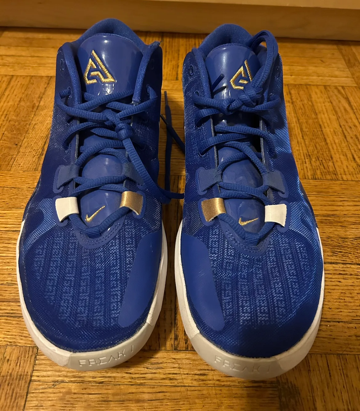 Nike Giannis Freak 1 "Blue/Gold" Basketball Shoes image indicator(4)
