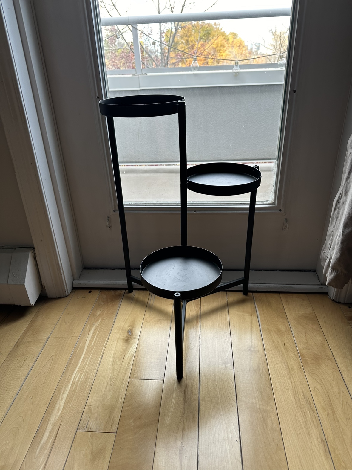 Black Metal Plant Stand
