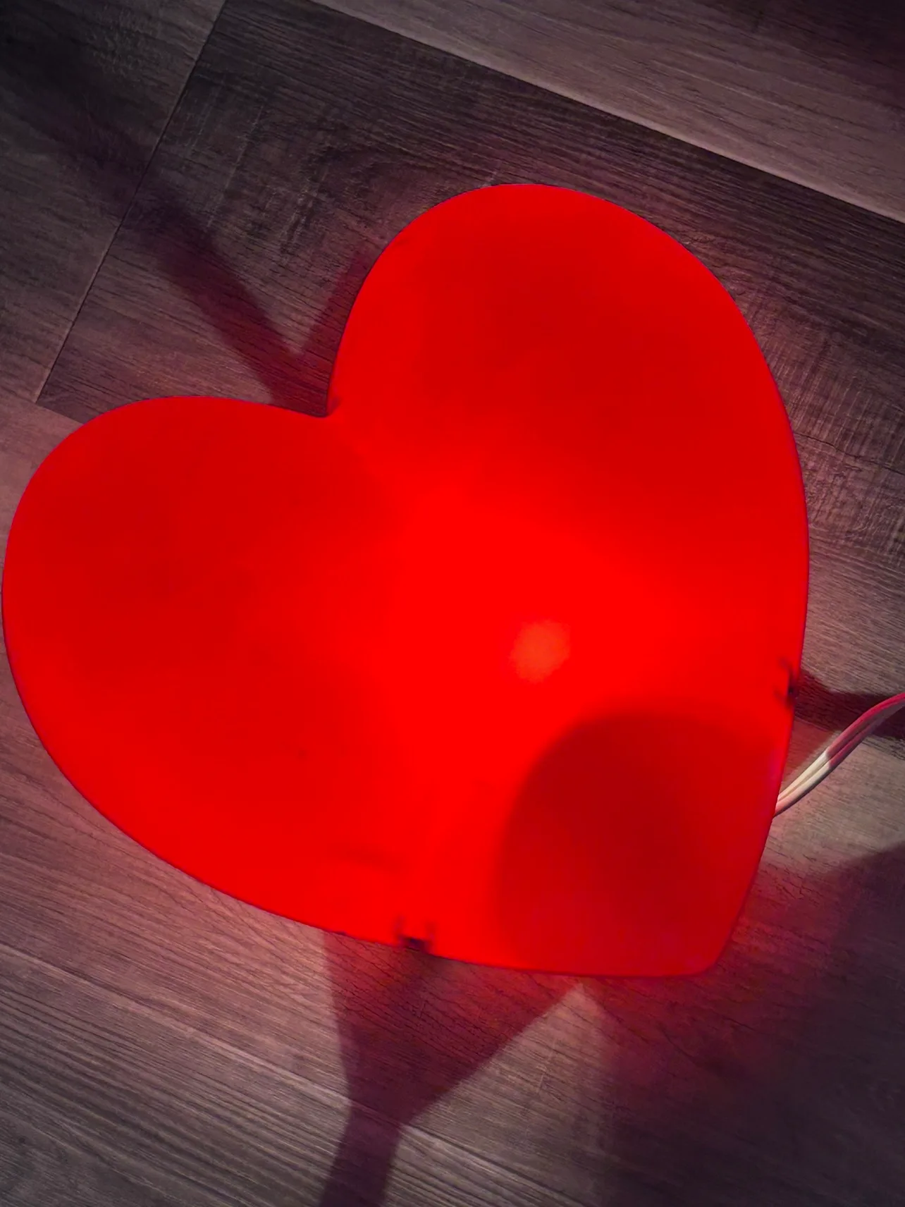 IKEA Heart Shaped Night Light thumbnail