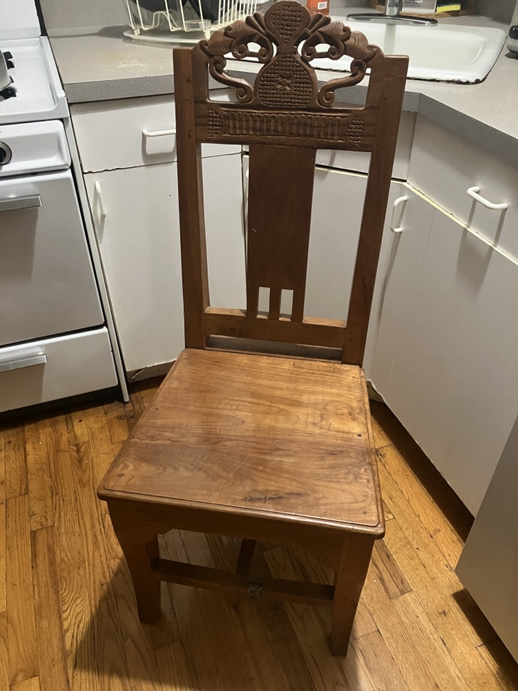 Wooden chair