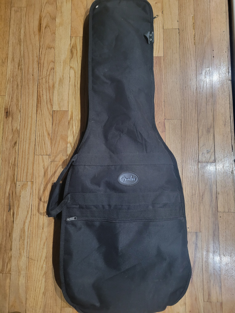 Squier by Fender Strat Electric Guitar with Case - photo 4
