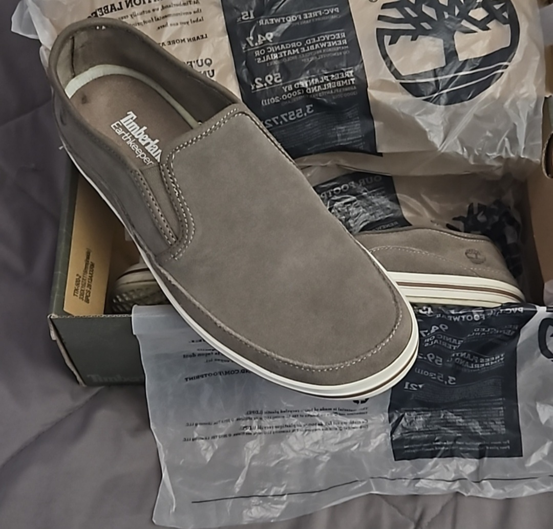 Timberland Earthkeepers Men's Grey Slip-on Shoes Size 10