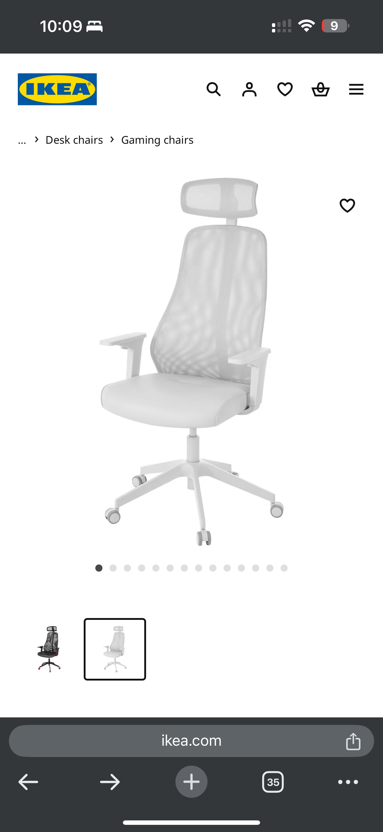 IKEA Matchspel Gaming Chair - photo 4