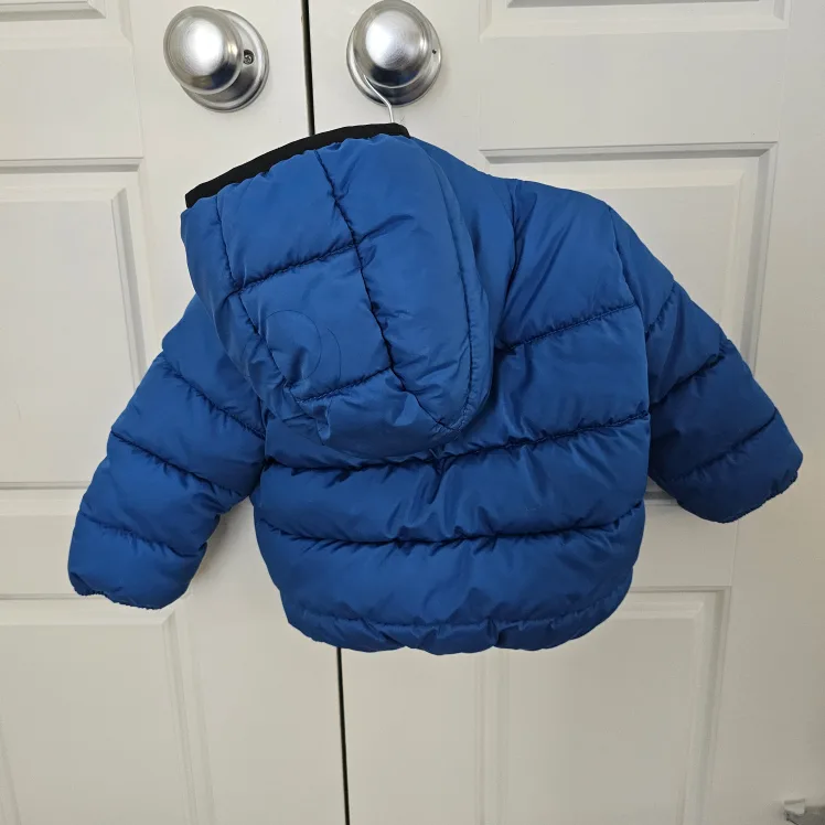 Blue Puffer Jacket 12-18 months image indicator(2)