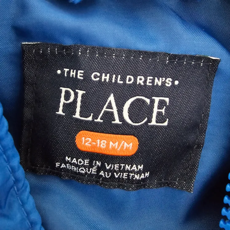 Blue Puffer Jacket 12-18 months image indicator(4)