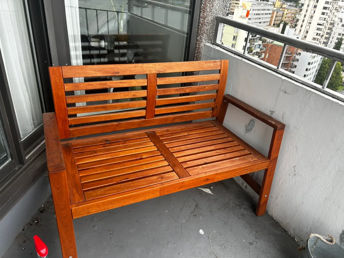 IKEA outdoor bench thumbnail