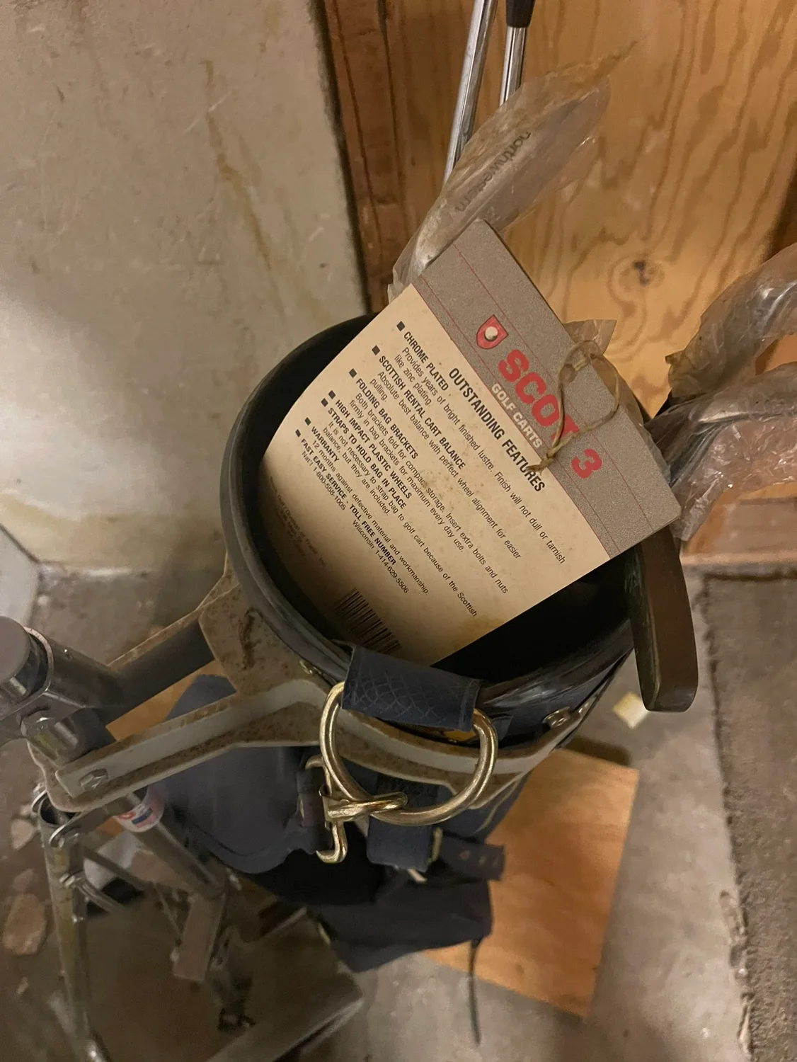 SCOT Golf Clubs and Bag & cart NEW image indicator(5)