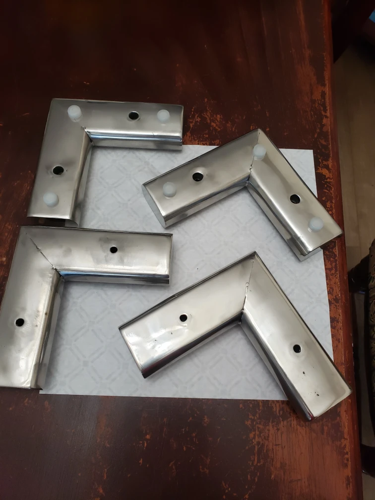 Stainless Steel Corner sofa Leg  Brace - photo 2