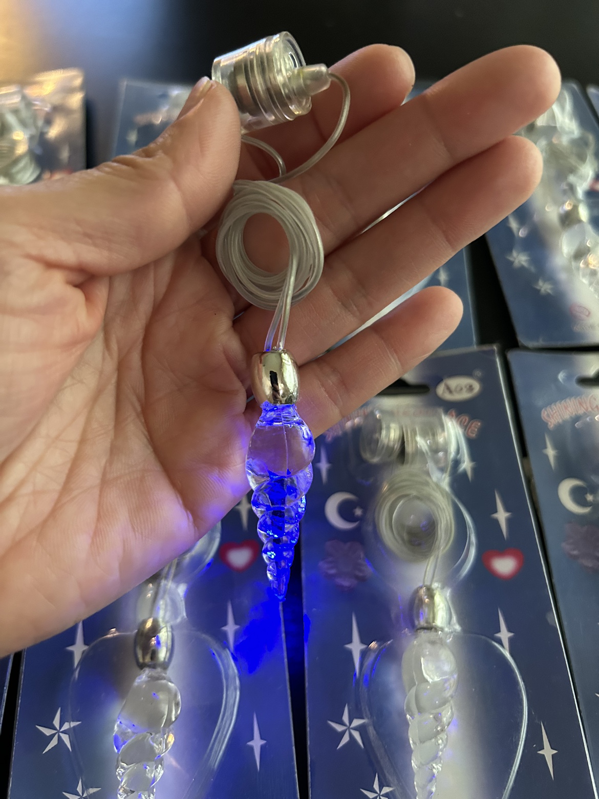 Sea shell led Necklace 23pcs