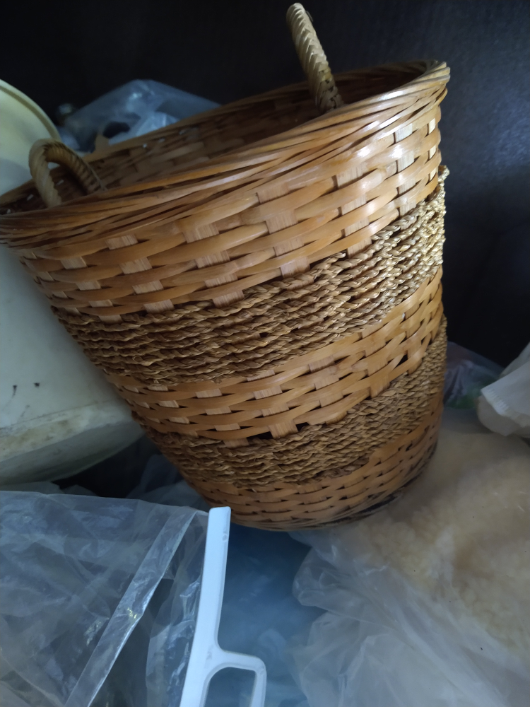 Two Wicker plant sleeves 10" dia