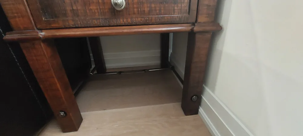 Wooden End Table with Drawer image indicator(3)