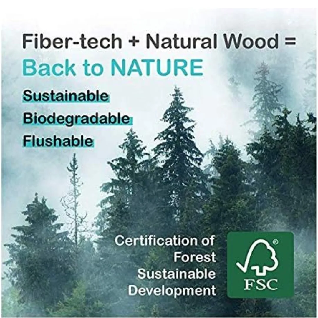 TWO boxes Natural wood clumping Cat litter image indicator(3)