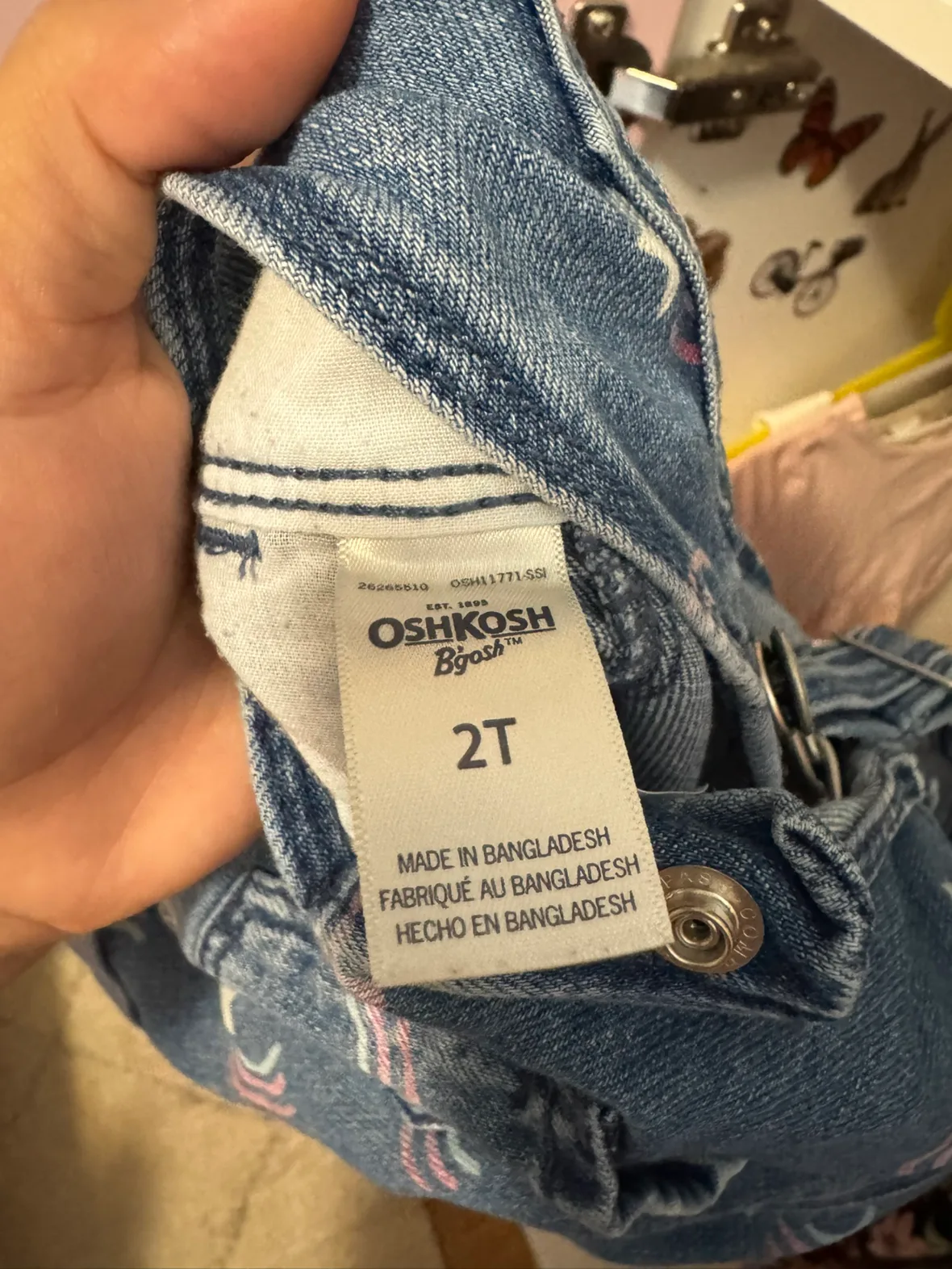 OshKosh B'gosh Denim Overalls image indicator(3)