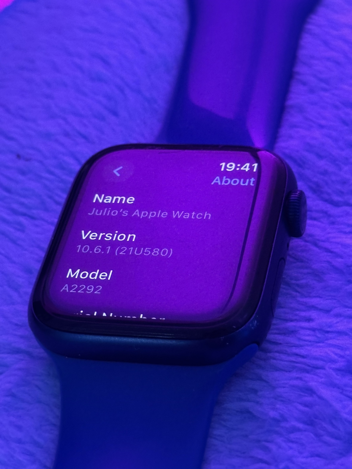 Apple Watch Series 6 44M - Blue - photo 4