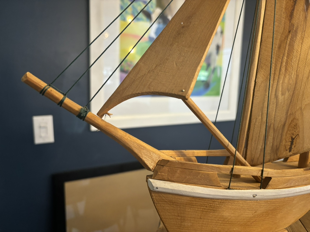 Wooden Sailboat Model - photo 3