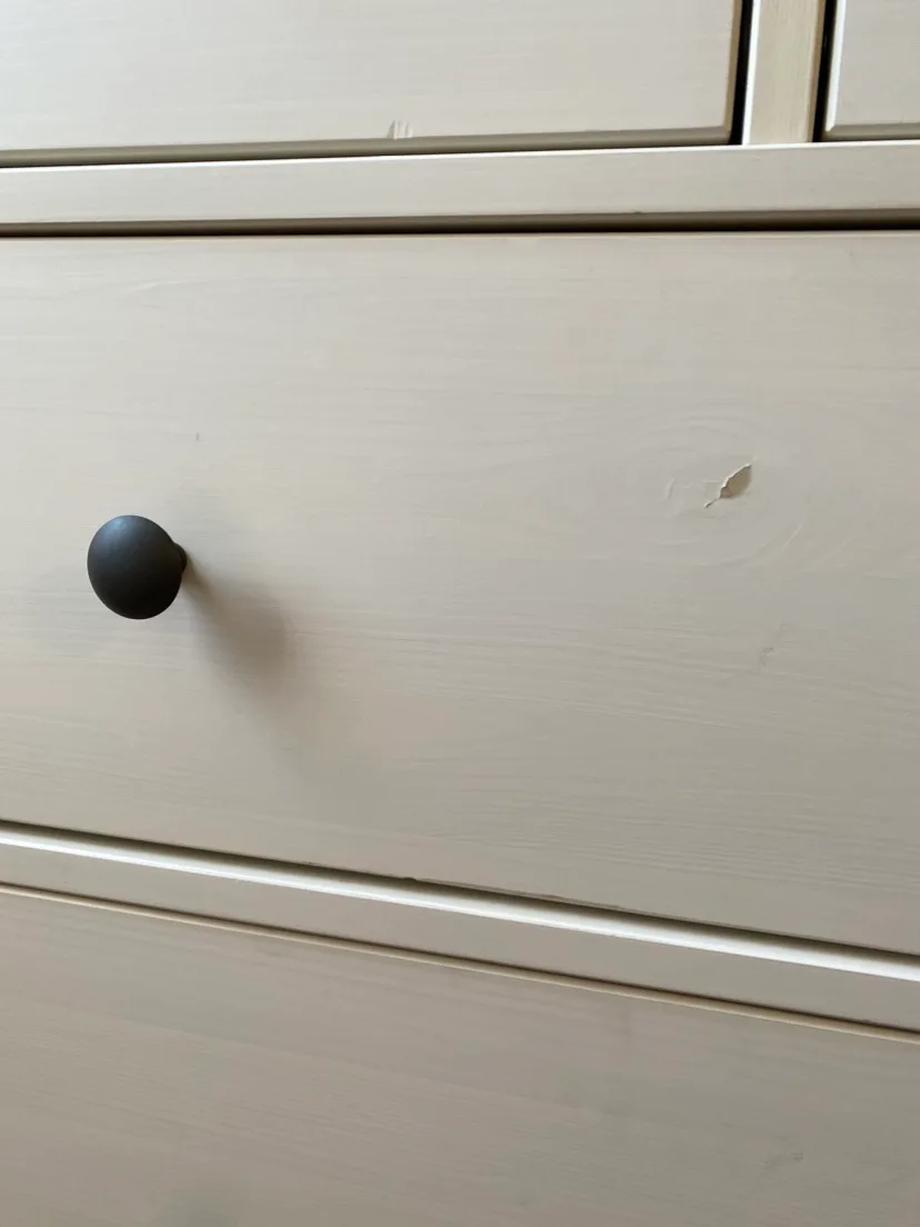 White IKEA 8 Drawer Dresser image indicator(2)