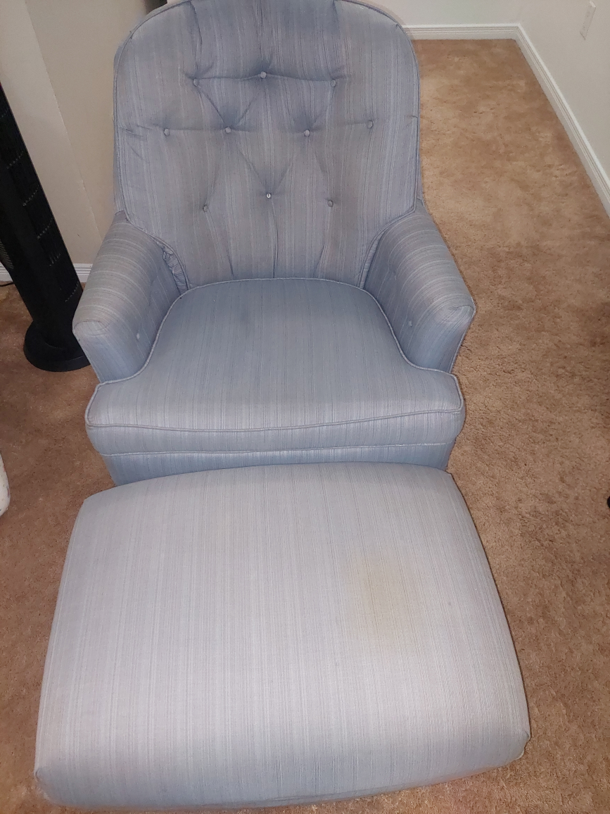 Armchair with Ottoman