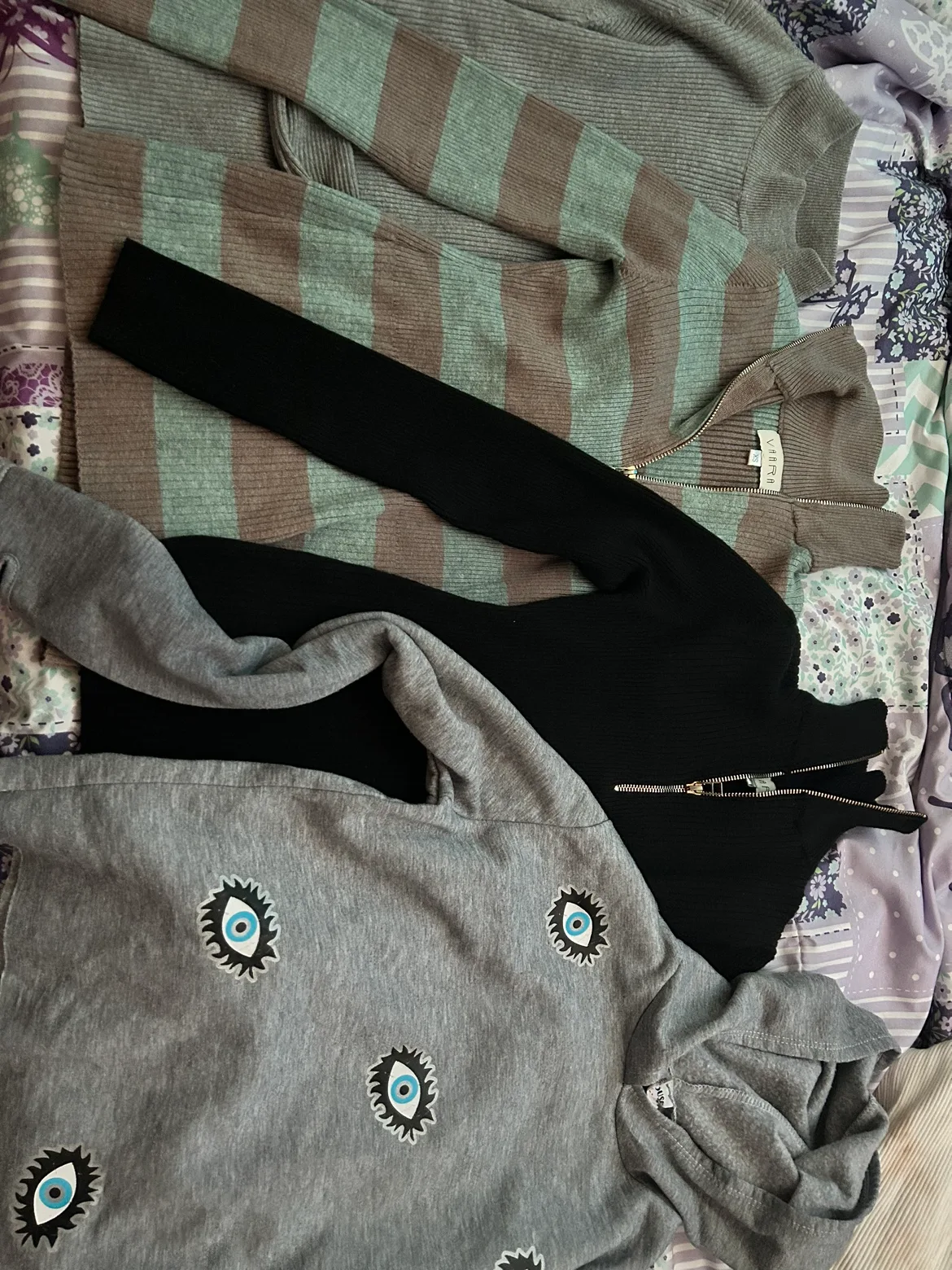 3 for $5 Long Sleeve Tops with free small gray hoodie thumbnail