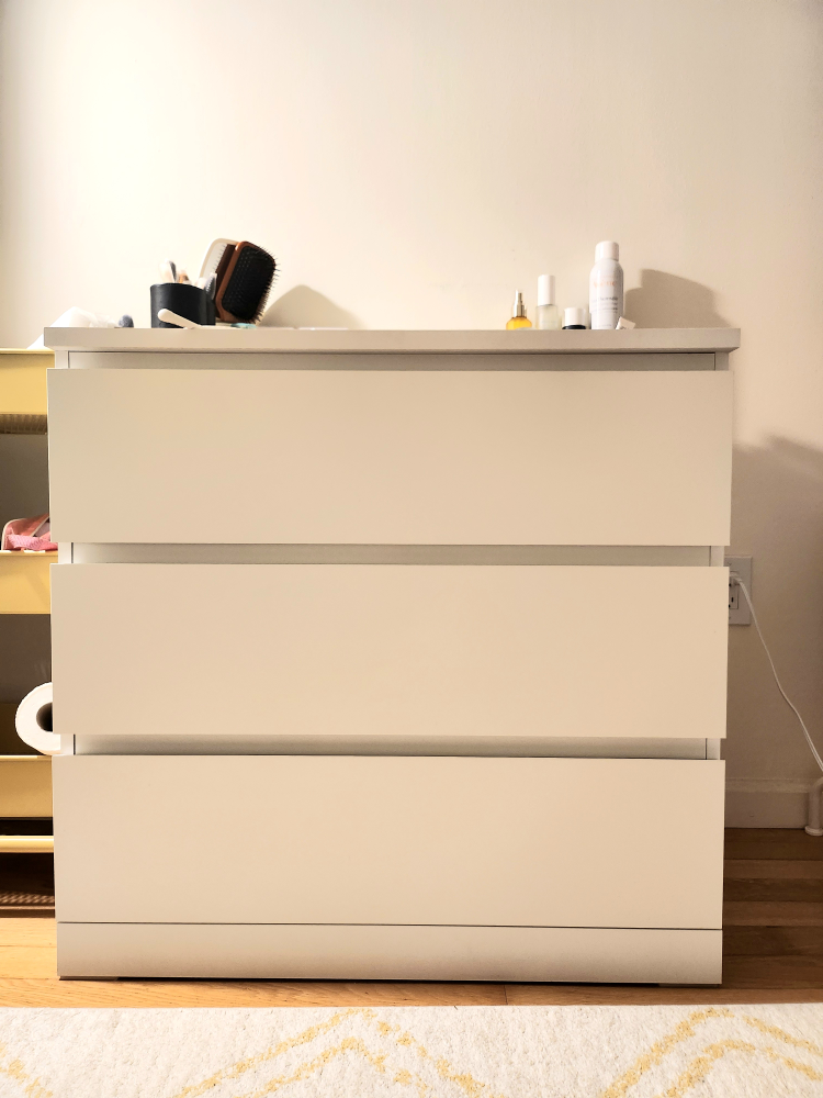 IKEA MALM 3-Drawer Chest/Dresser White - photo 2