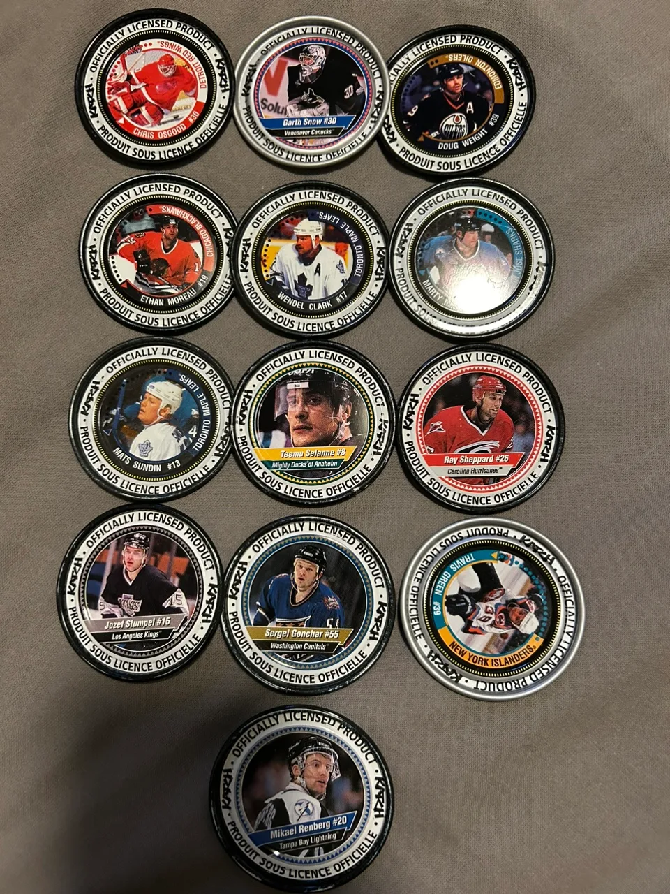 #freecycle NHL 1996-97 Upper Deck  "The Cup"  Puck Tokens thumbnail