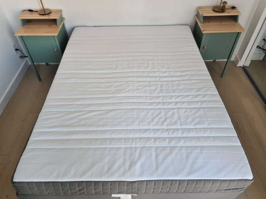 Queen Bed Frame, mattress included, MOVE OUT SALE image indicator(2)