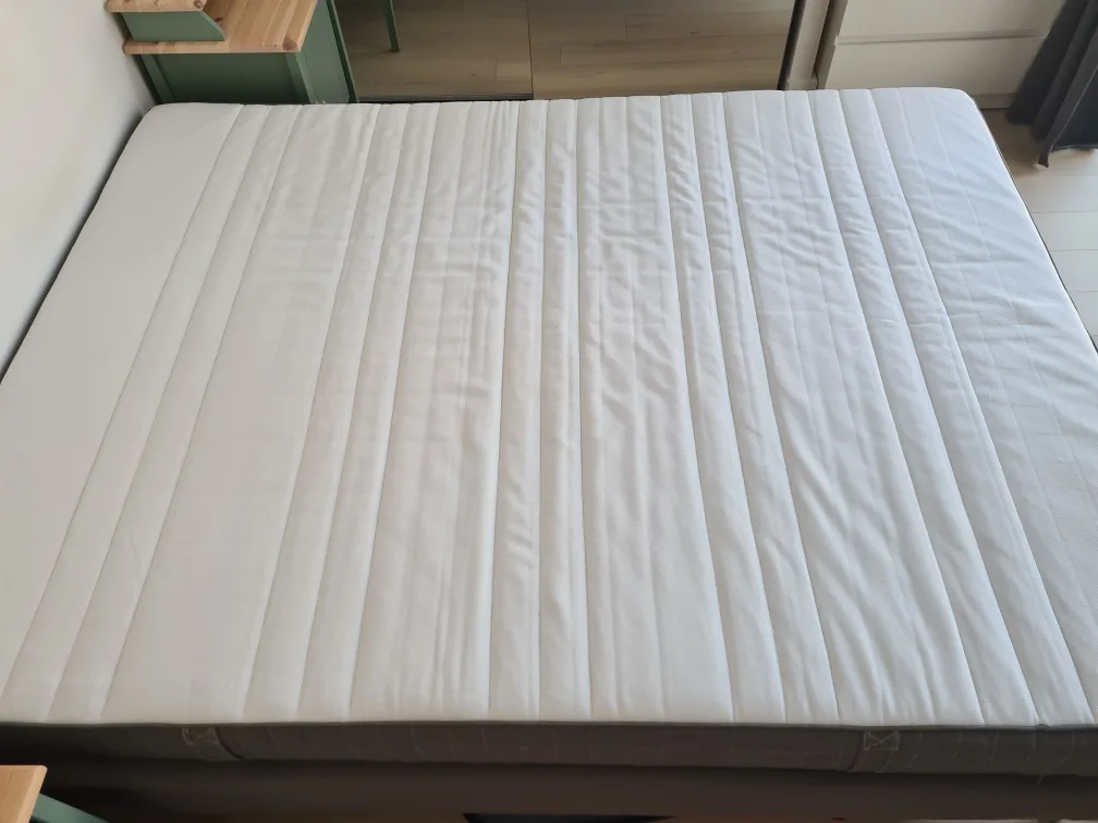 Queen Bed Frame, mattress included, MOVE OUT SALE image indicator(3)