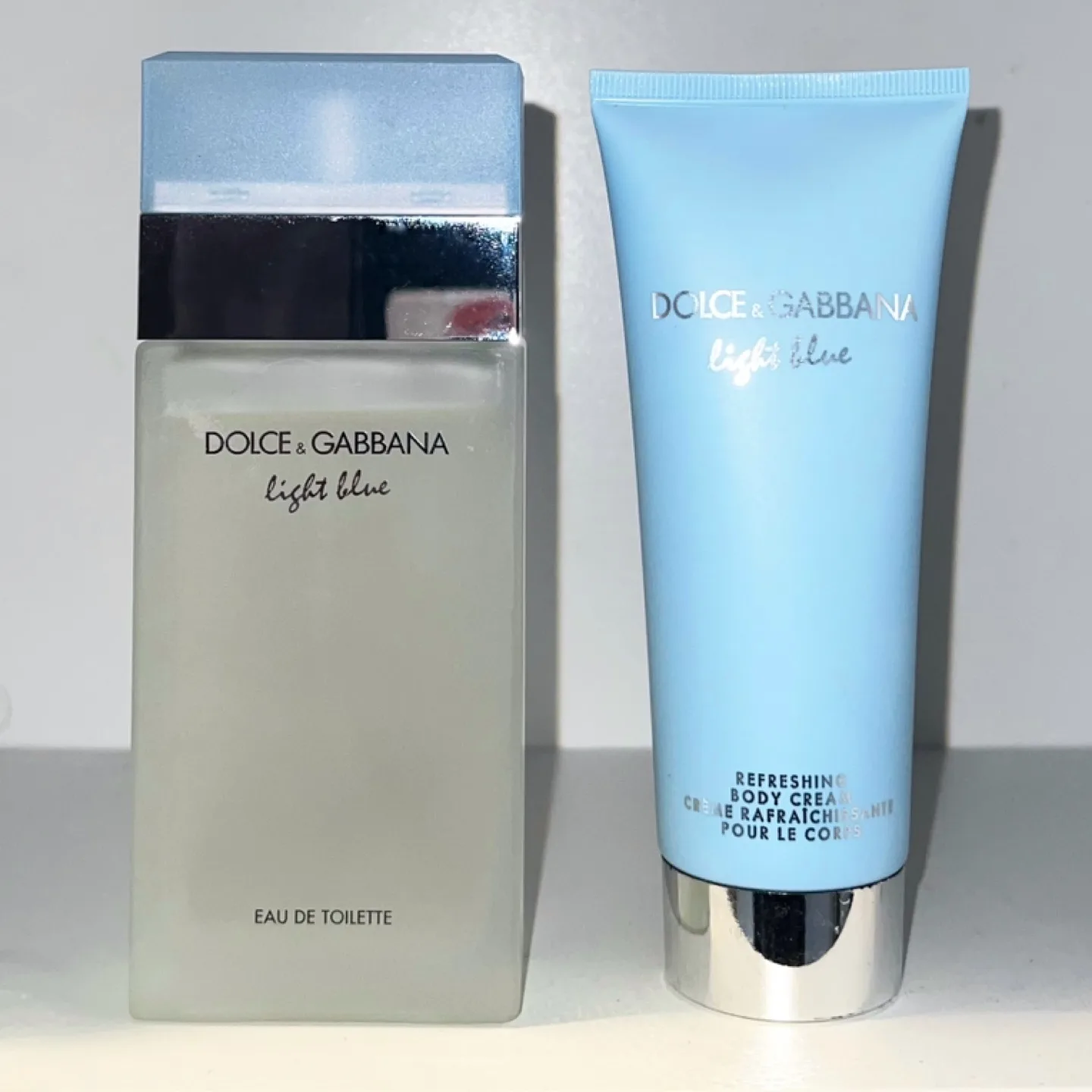 Dolce & Gabbana Light Blue Perfume and Body Cream Lotion Set thumbnail