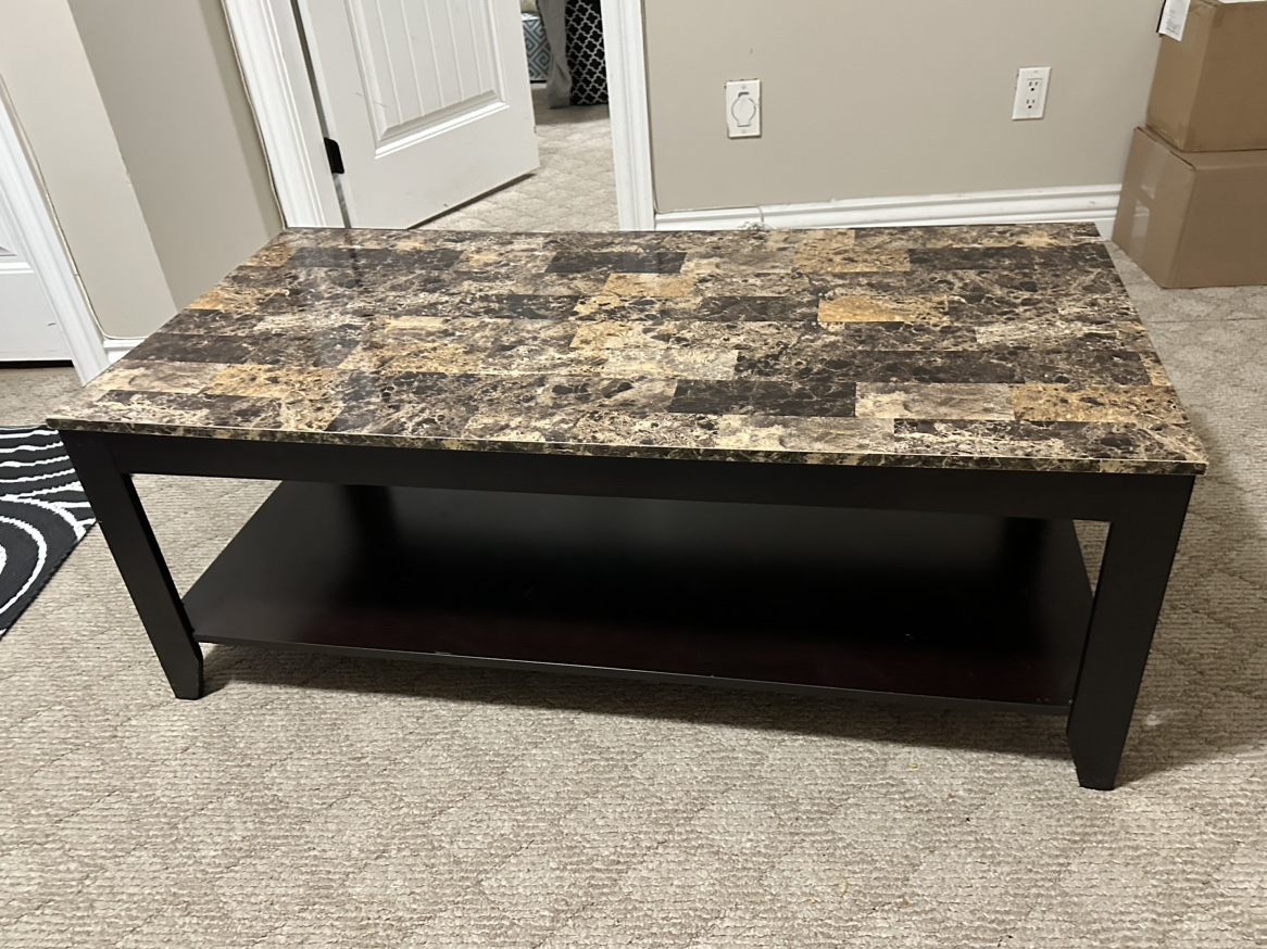 Marble Top Coffee Table