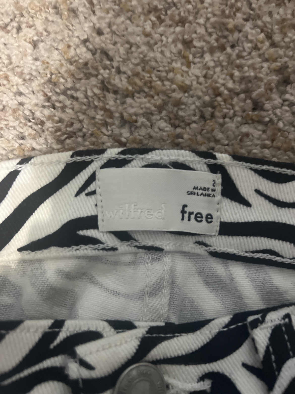Wilfred Free Zebra Skirt - photo 3