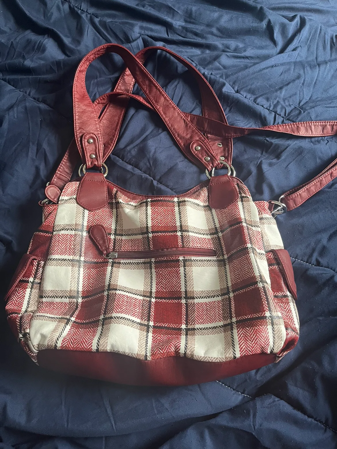 Red Plaid Handbag image indicator(2)