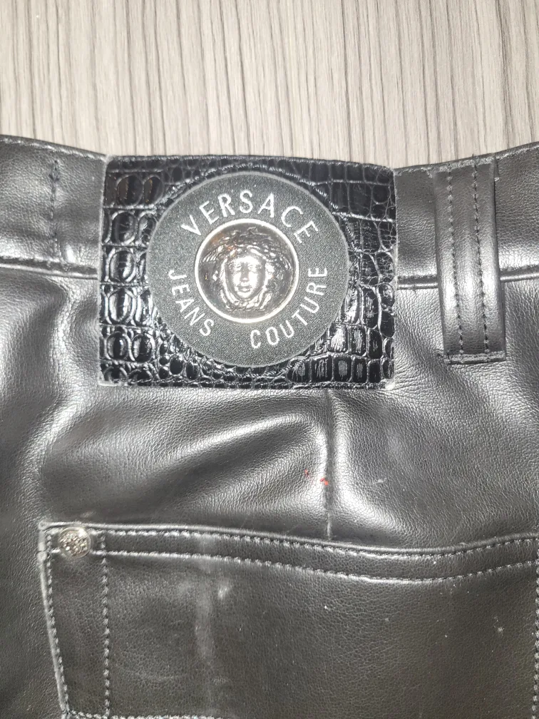Versace Leather Pants image indicator(4)