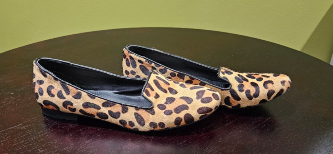 Steve Madden Leopard Cow Hair Loafers - Size 9 - photo 2