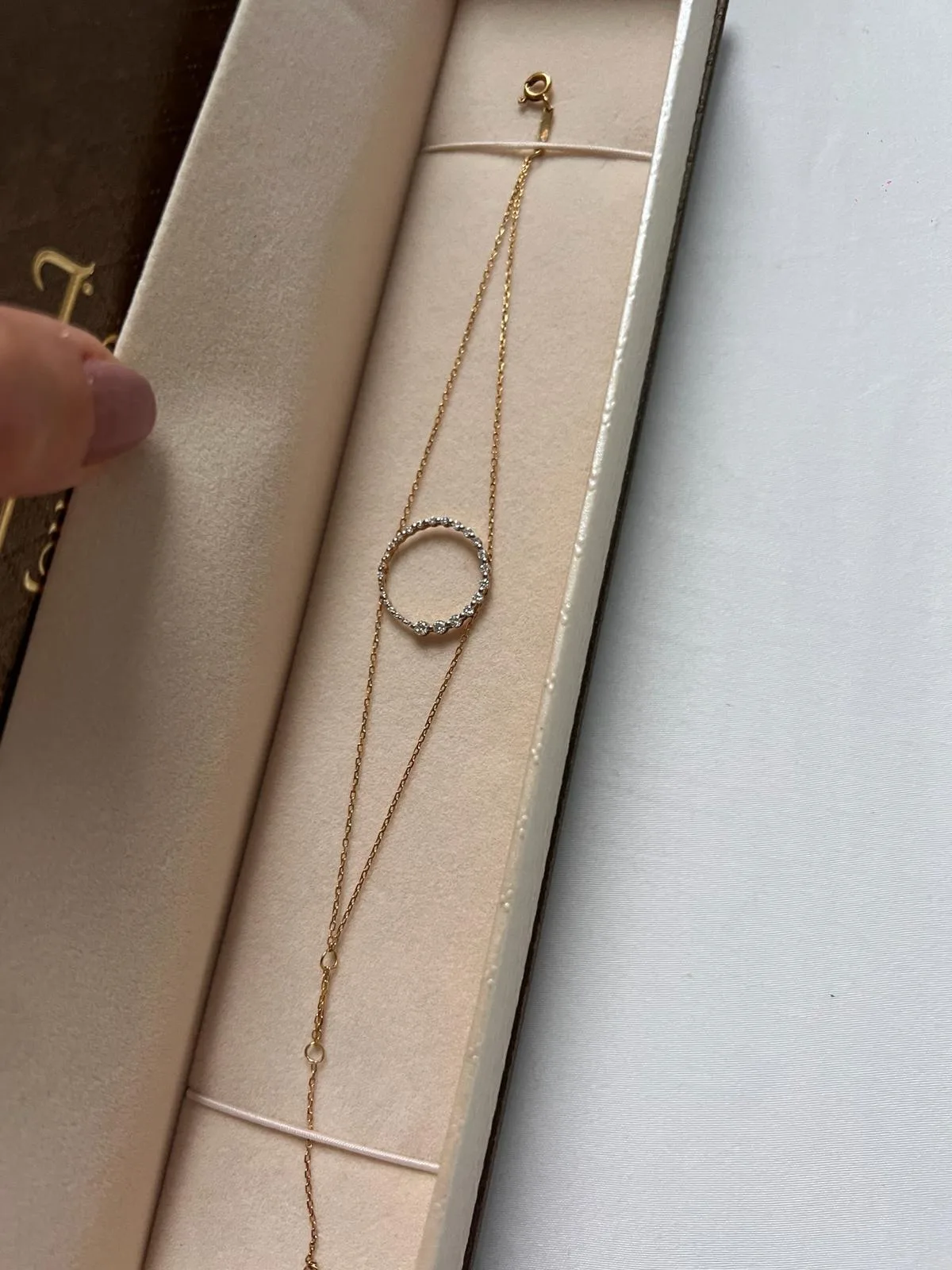 Diamond Circle Bracelet thumbnail