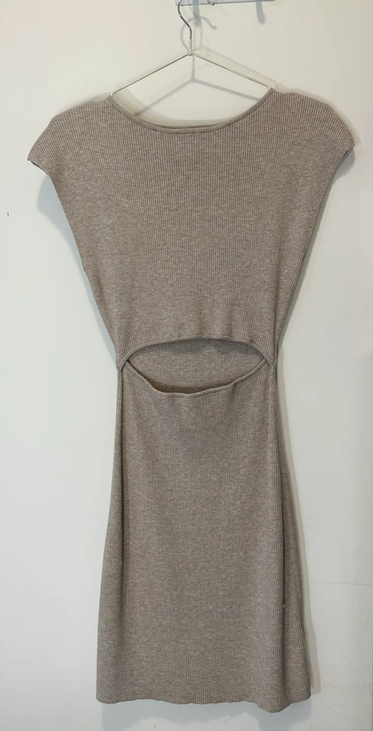 Wilfred Free cutout knit mini dress image indicator(3)