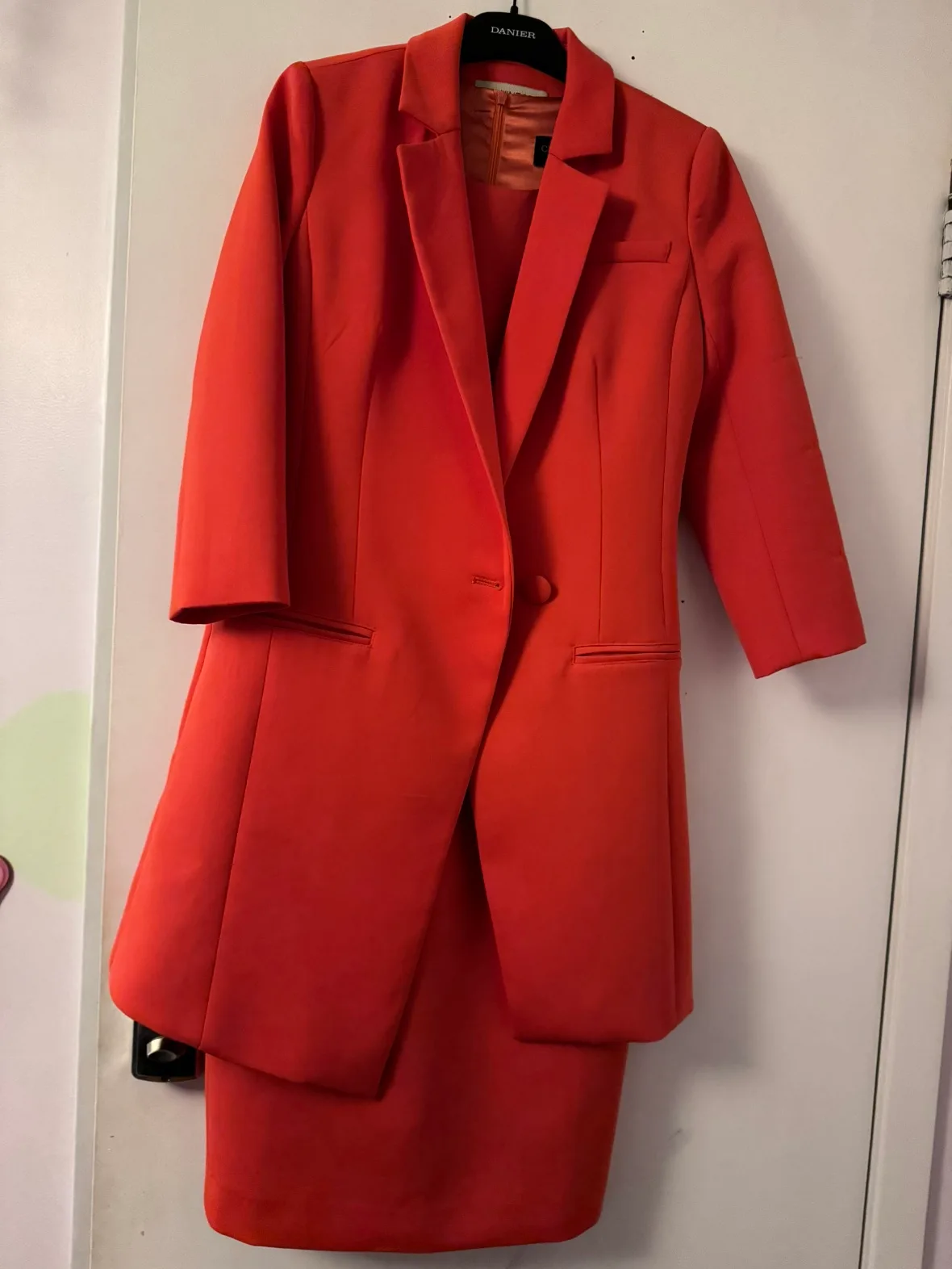 Cyanine Sea Orange Dress Suit image indicator(7)