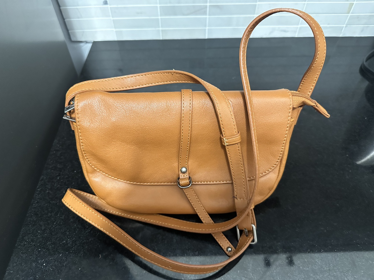 Brand New Lancaster leather crossbody bag - photo 3