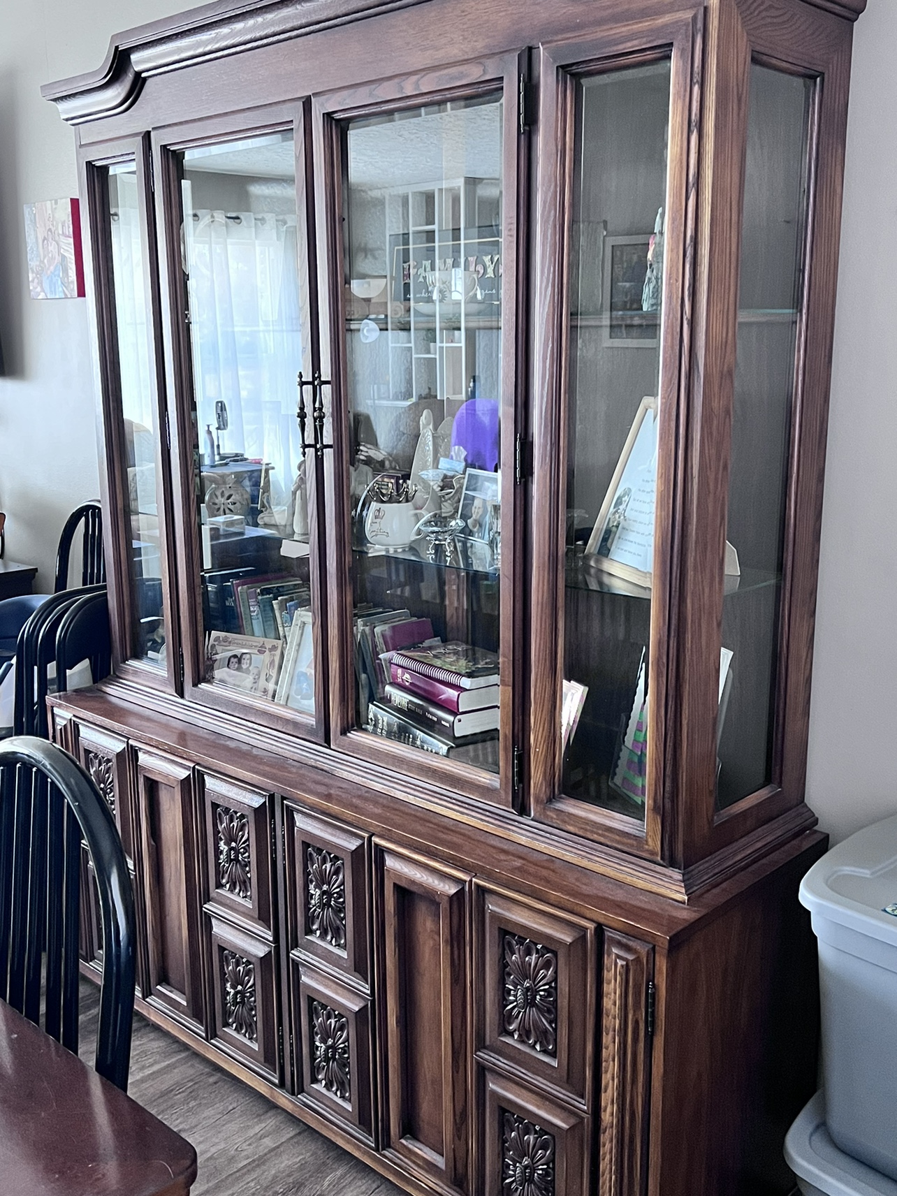 Wooden China Cabinet