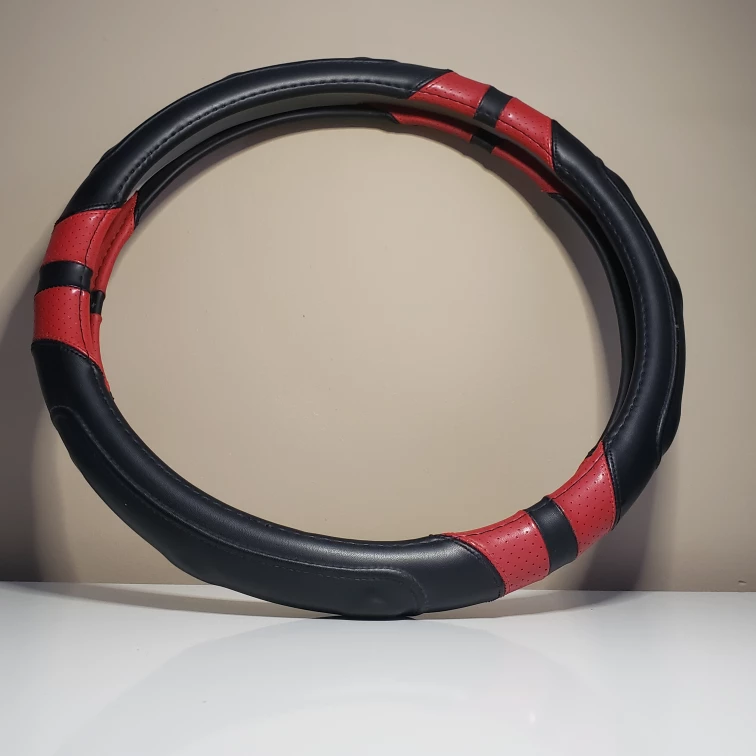 Leather Steering Wheel Cover