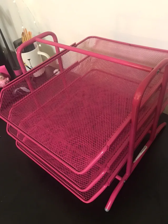 Ikea 3 Tier Document, Letter Tray, Desk Organizer image indicator(2)