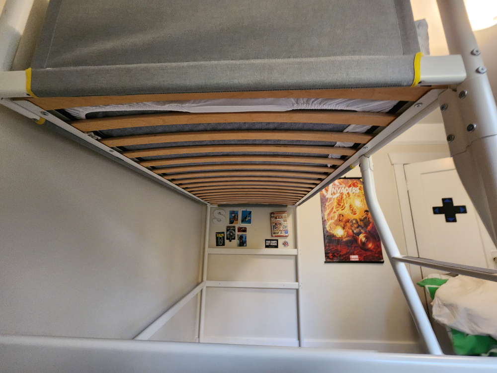IKEA  White Loft Bed with Ladder - photo 3