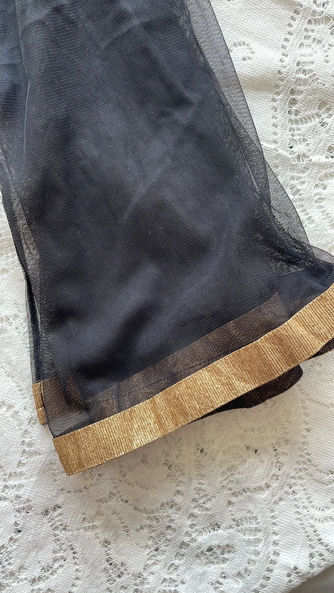 Black & Golden Anarkali Suit Set 🪔 (SMALL) New image indicator(6)