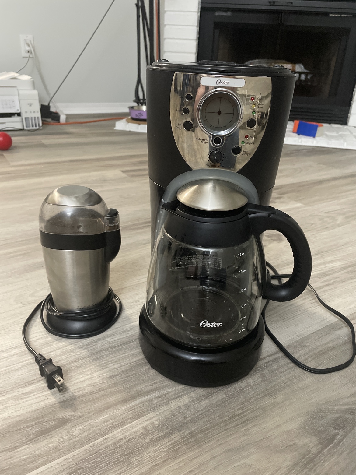 Oster Coffee Maker & coffee grinder