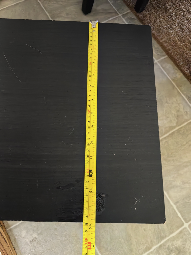 Black TV Stand with Shelves - photo 4