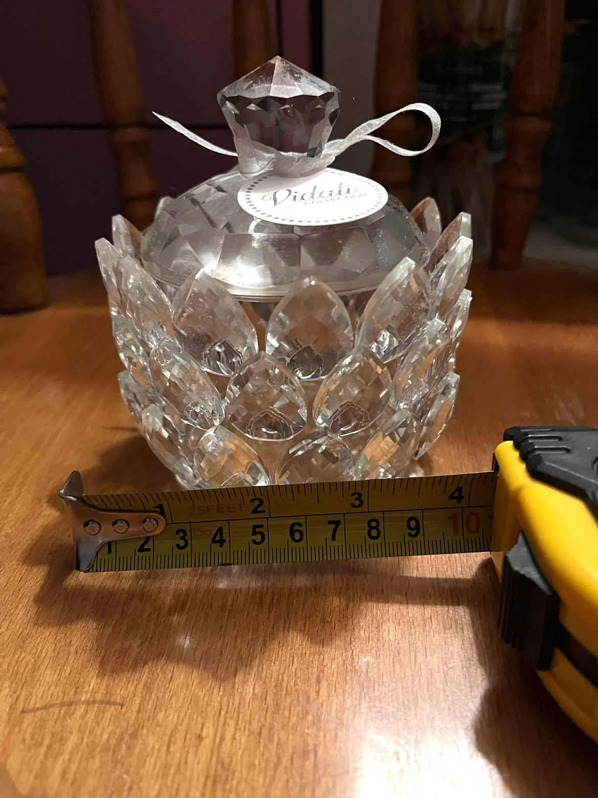 Vidali Collection Crystal Trinket Dish image indicator(2)