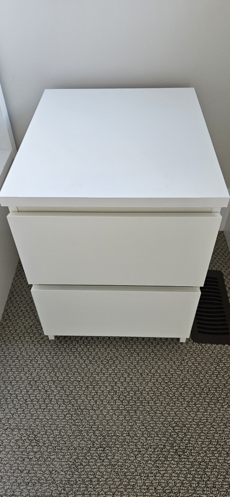 Ikea White Nightstand - photo 3