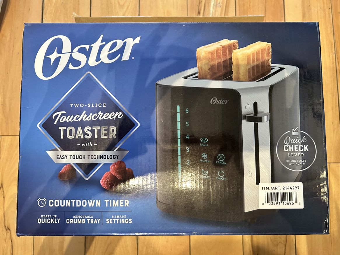 Oster Two-Slice Touchscreen Toaster