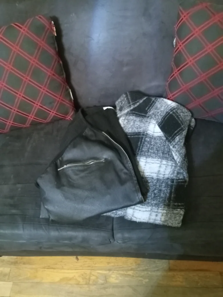 Black and White Plaid Jacket thumbnail