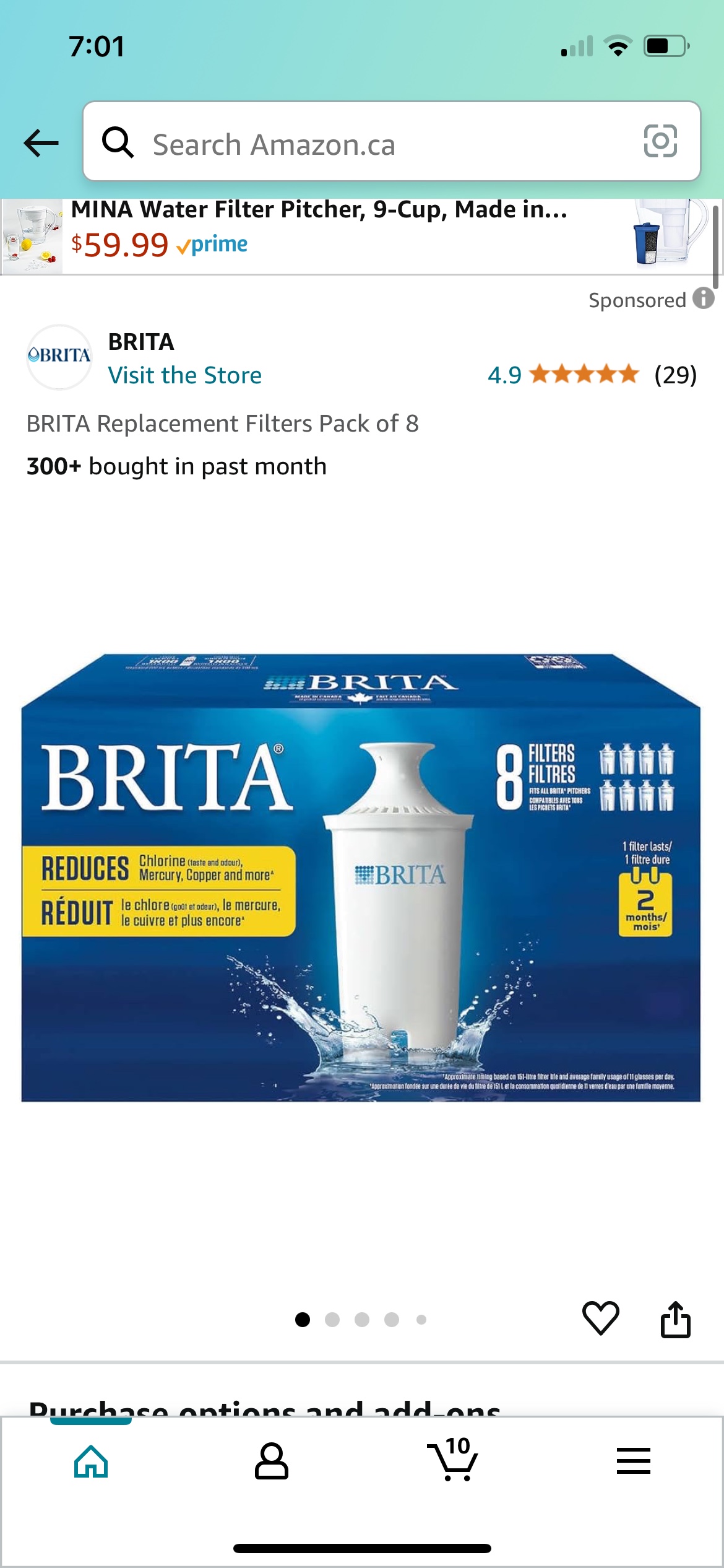 Brita Replacement Filters - NEW pack of 8 - photo 3